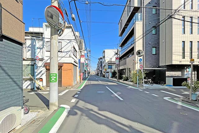 周辺道路②（日大二高通り）