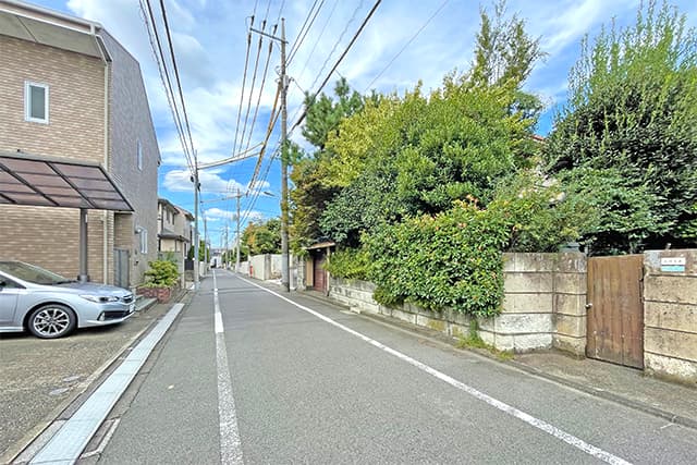 前面道路②