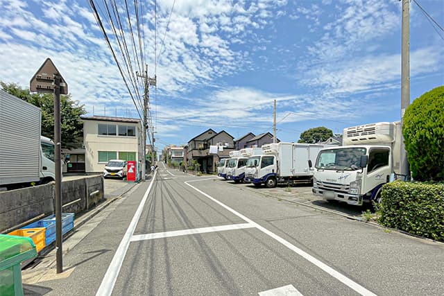 前面道路①