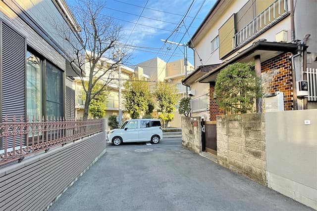 前面道路②