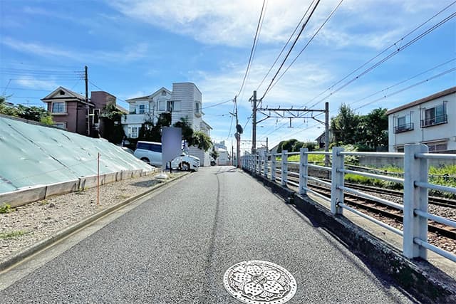 前面道路①