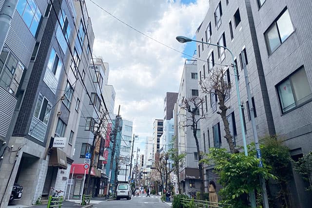 前面道路②