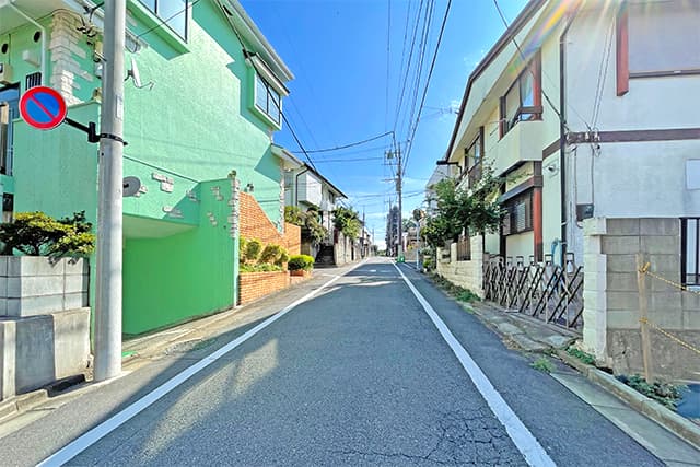 前面道路①
