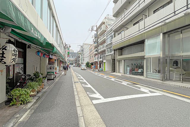 前面道路④