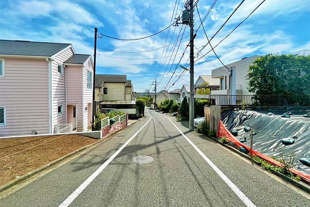 前面道路①