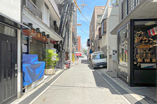前面道路②