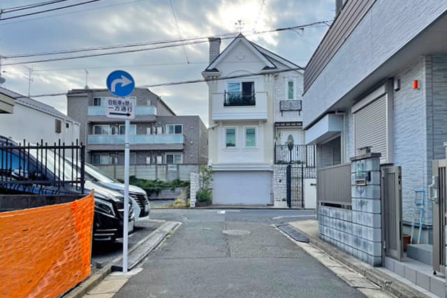 前面道路②