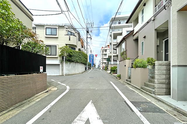 前面道路①