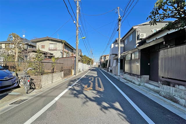 前面道路②