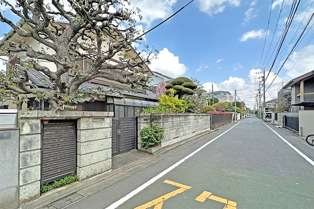 前面道路①