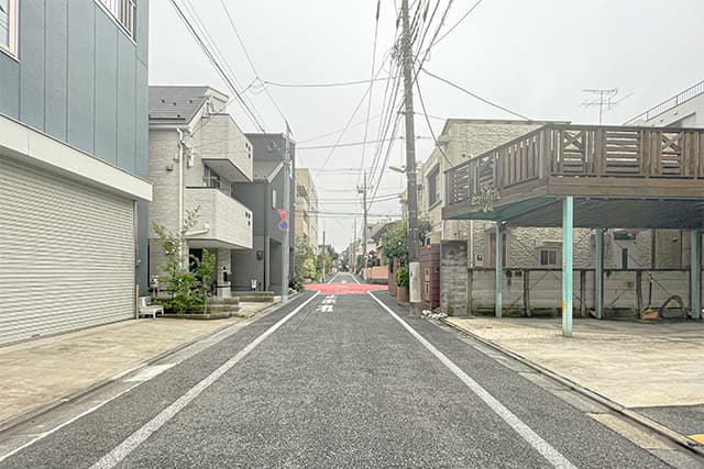 前面道路②