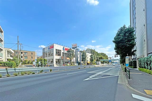 周辺道路①（環八通り）