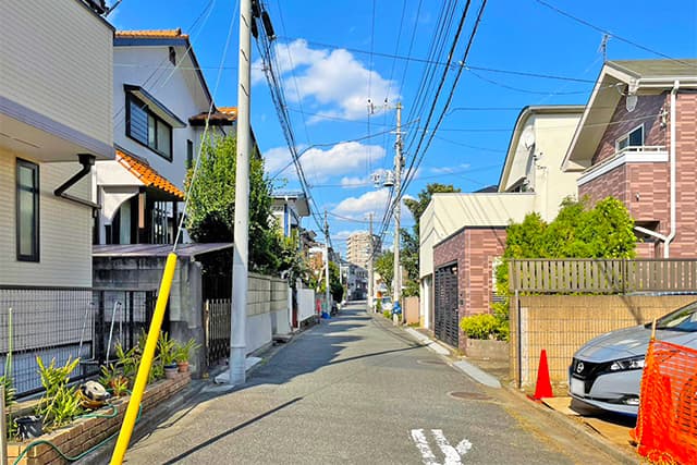 前面道路①