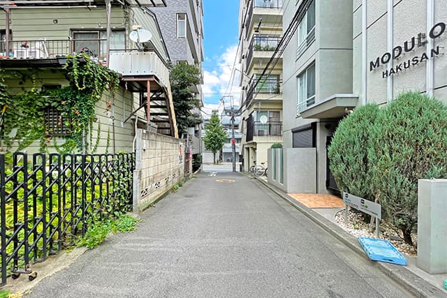 前面道路②