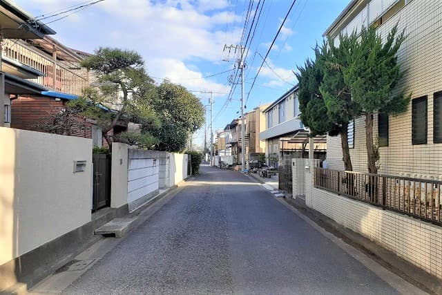 前面道路①