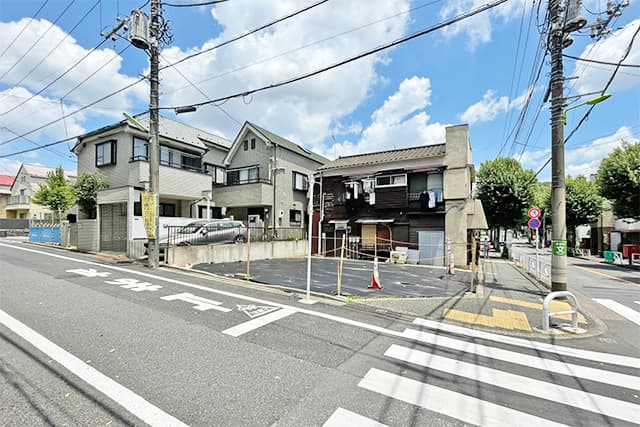 前面道路③