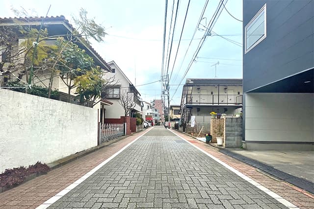 前面道路①