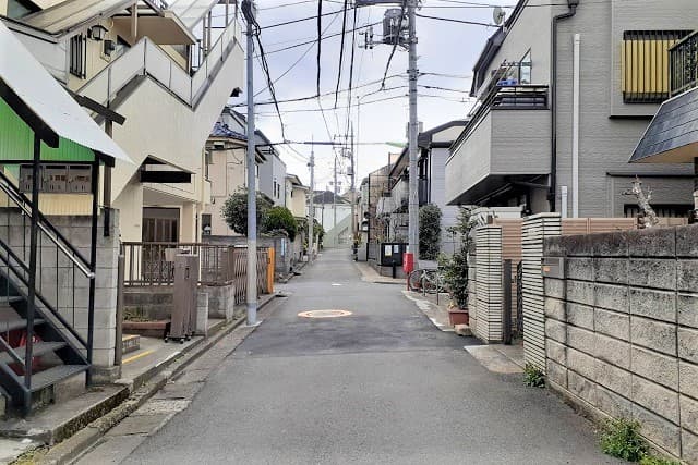 前面道路②