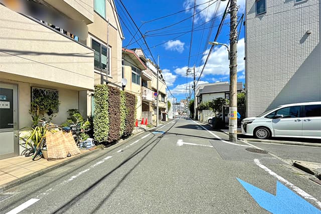 前面道路①