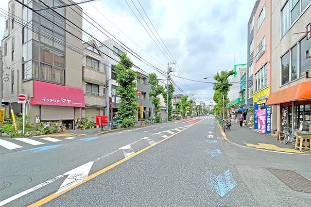 周辺道路①（淡島通り）