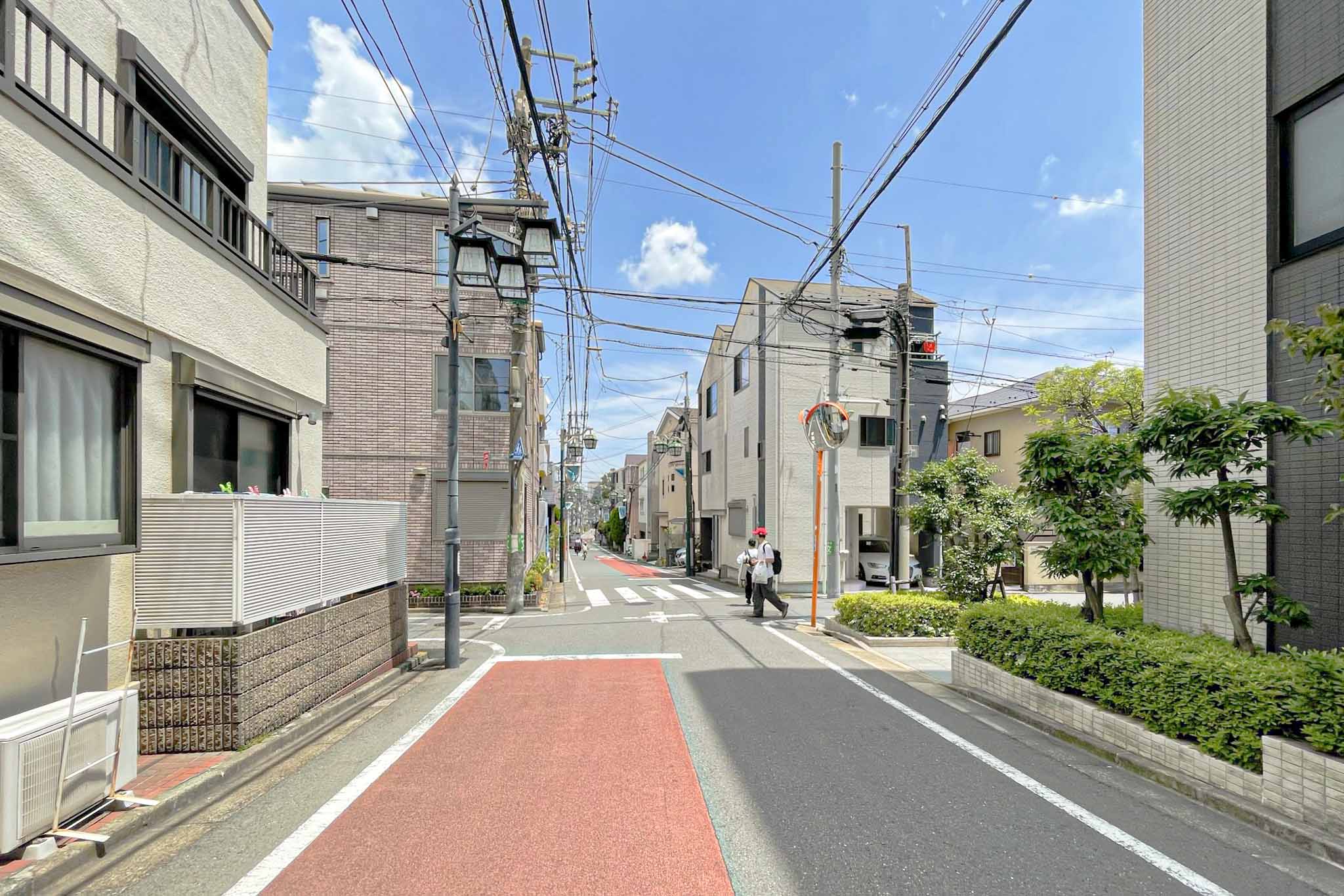 前面道路①