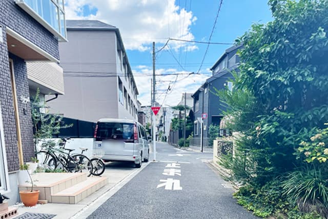 前面道路①