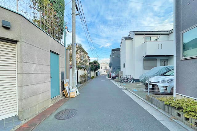 前面道路①