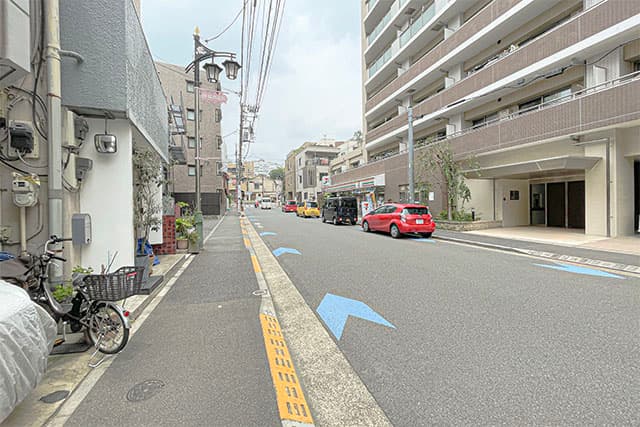 前面道路②