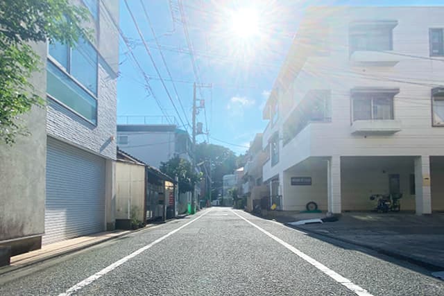 前面道路②
