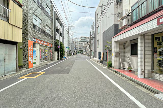 前面道路①