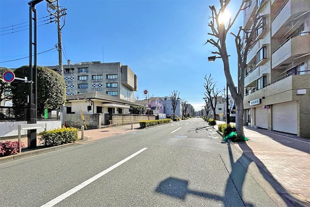 周辺道路①（区役所西通り）