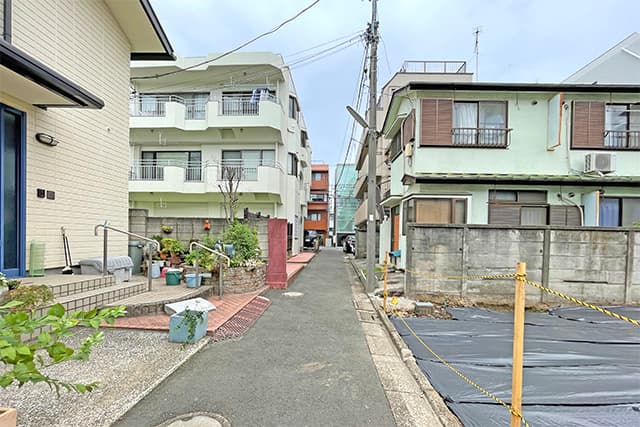 前面道路②