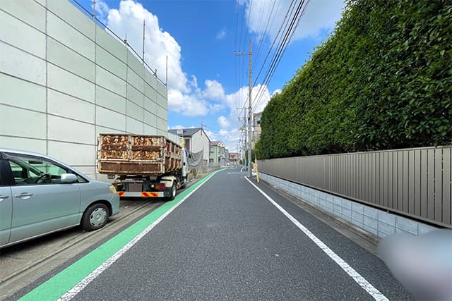前面道路①