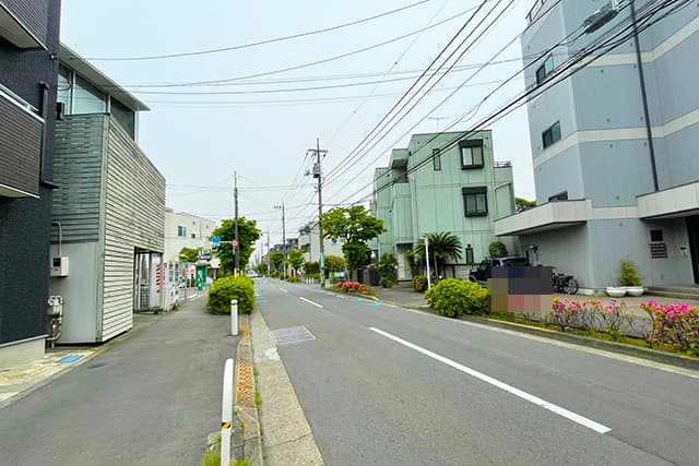 前面道路②