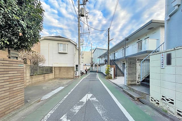前面道路②