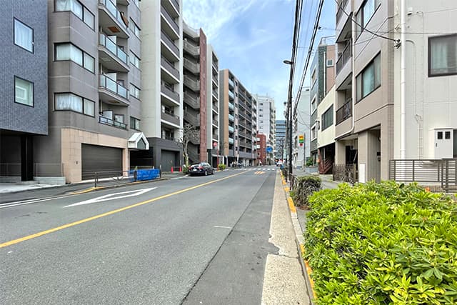 前面道路②
