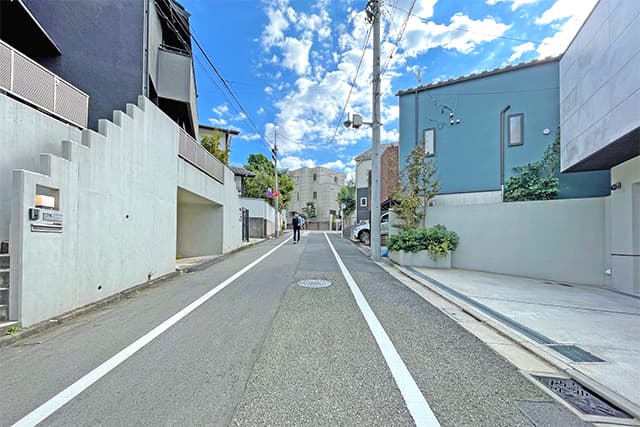 前面道路②