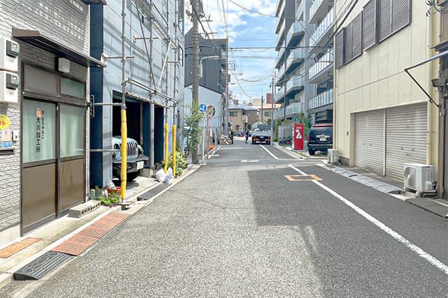 前面道路②