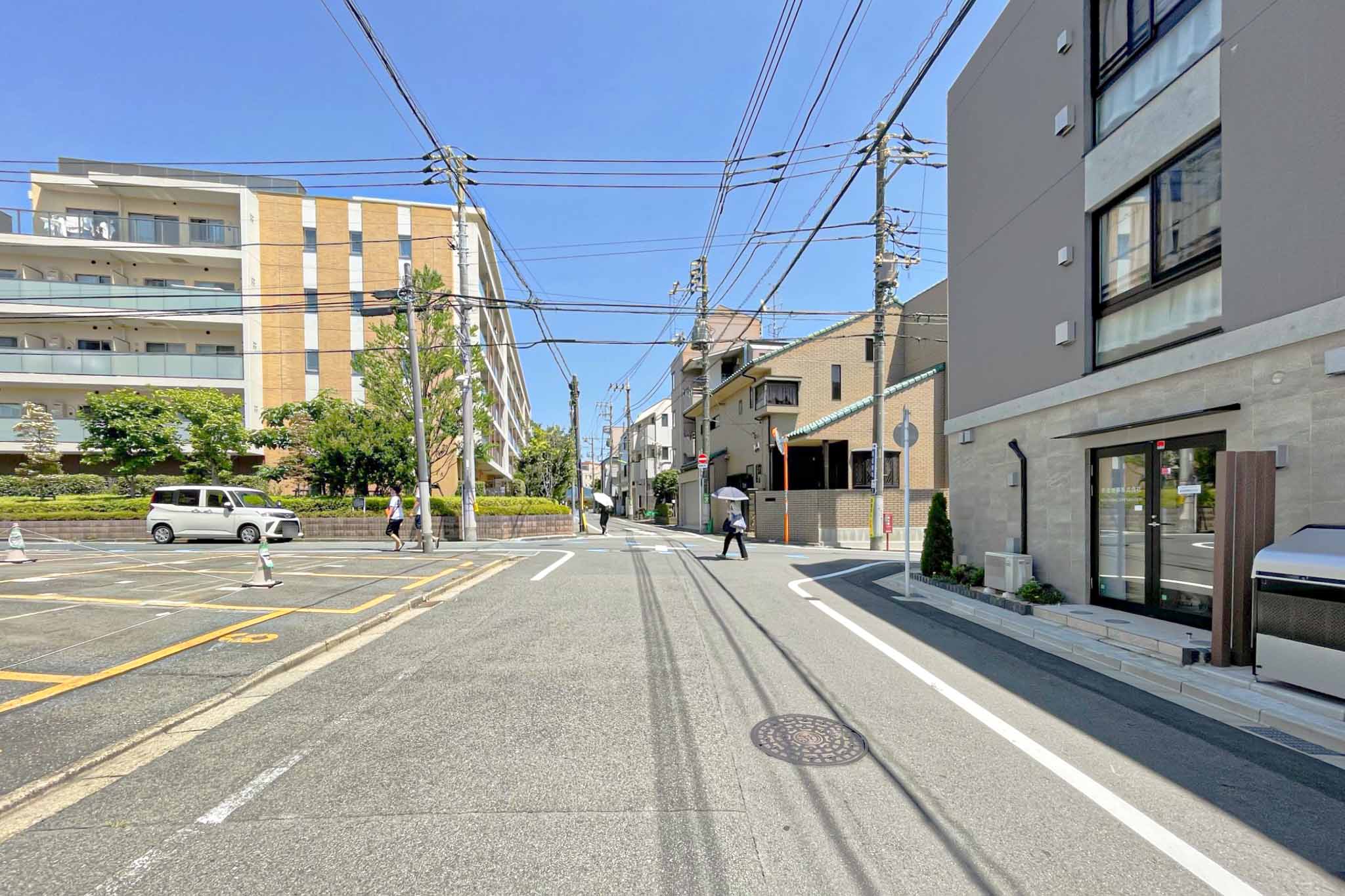 前面道路②