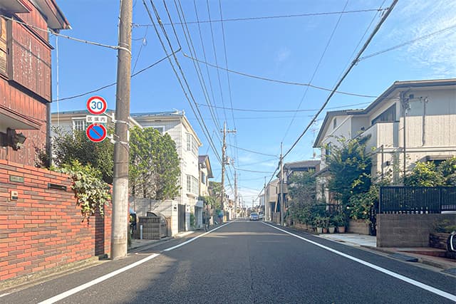 前面道路