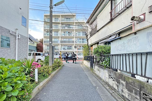 前面道路②