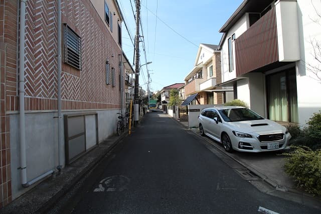 前面道路②