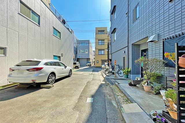 前面道路②