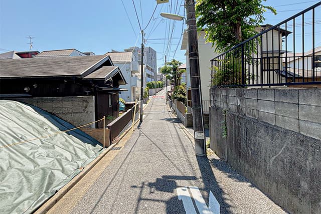 前面道路③