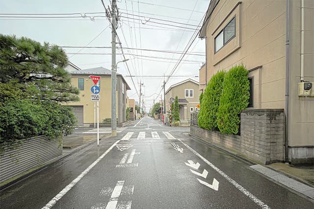 前面道路②