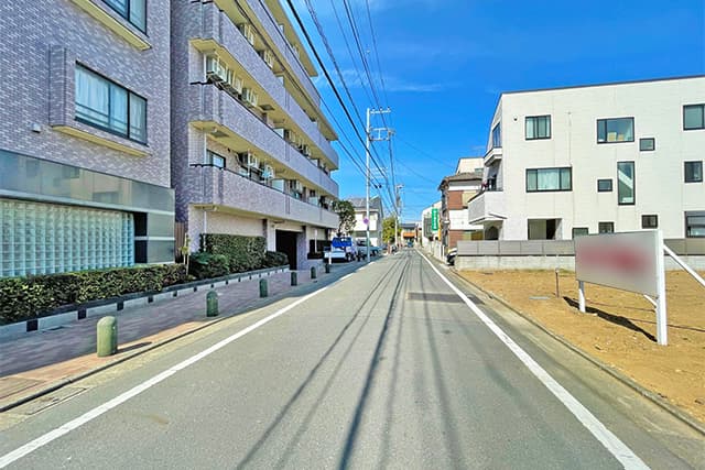 前面道路②