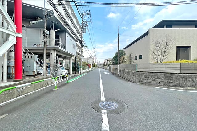 前面道路①