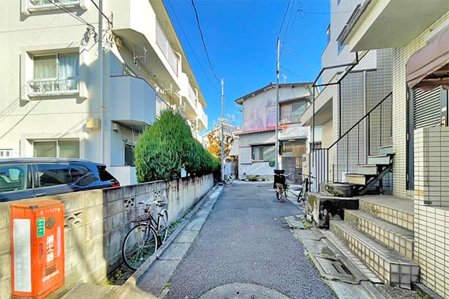 前面道路①