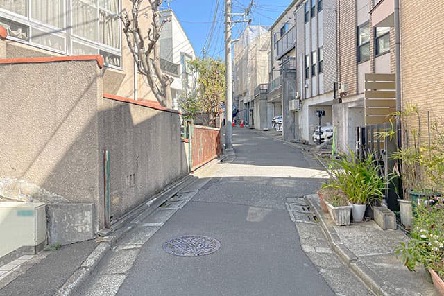 前面道路①