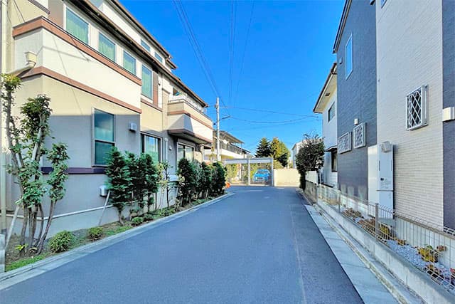 前面道路②